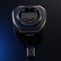 Modern stopwatch thermometer modern equipment thermometer stopwatch intelligent instrument 3d model