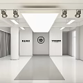 Bright Modern Fitness Studio Interior With Spacious Area And Lighting