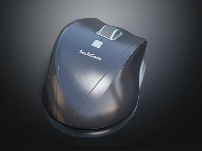 Techcom Ergonomic Computer Mouse With Precision Tracking And Comfortable Grip Design 3d model
