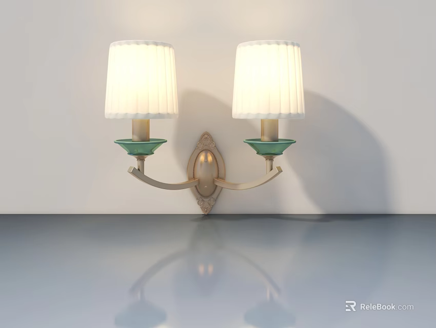 Elegant Modern Hinged Door Design With Glass Insert For Home Interior 3d model