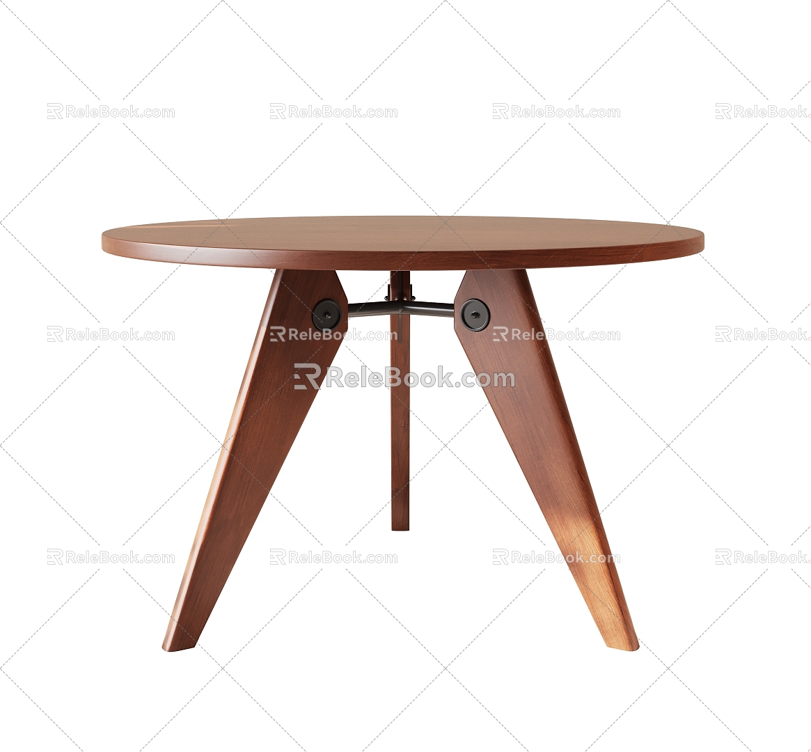 Modern Middle Style Dining Table 3d model