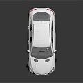 White Mercedes Modern SUV With Sporty Front Design And Alloy Wheels