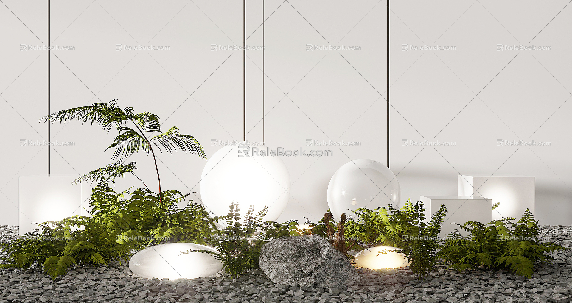 Modern Outdoor Lights Outdoor Floor Lights 3d model