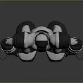 Modern robot toy sci-fi robot 3d model