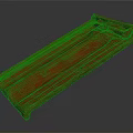 Orange Clay Architectural Long Strip Roof Tile With Grooved Surface Design