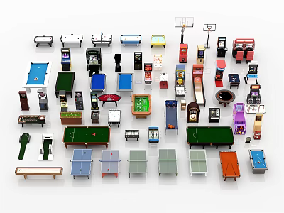 modern pool table game table 3d model modern pool table game table 3d model