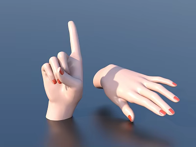 Manicure Hand Model 3d model Manicure Hand Model 3d model