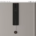 Modern clock simple fashion clock wall clock 3d model