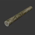 Garden Landscape Decorative Log With Natural Bark Texture And Smooth Cut Ends