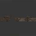 Detailed Traditional Architectural Wooden Bracket Parts For Ancient Building Structures