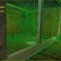 Unfinished Interior Construction With Wooden Framing Floor Joists Wall Studs And Electrical Wiring