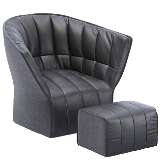 Single sofa 3d model