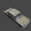 an old car 3d model