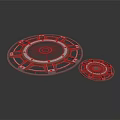 Mechanical Clutch Plates Circular Metallic Geared Disc Machinery Parts