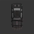 Modified Battle Style Car With Metal Spikes And Decorative Armor Plates