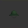Green Military Weapon Helmet With Protective Design Durable Structure And Lightweight Build