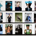 Showcase of Various Magazine Covers with Different Types of People and Fashion Styles