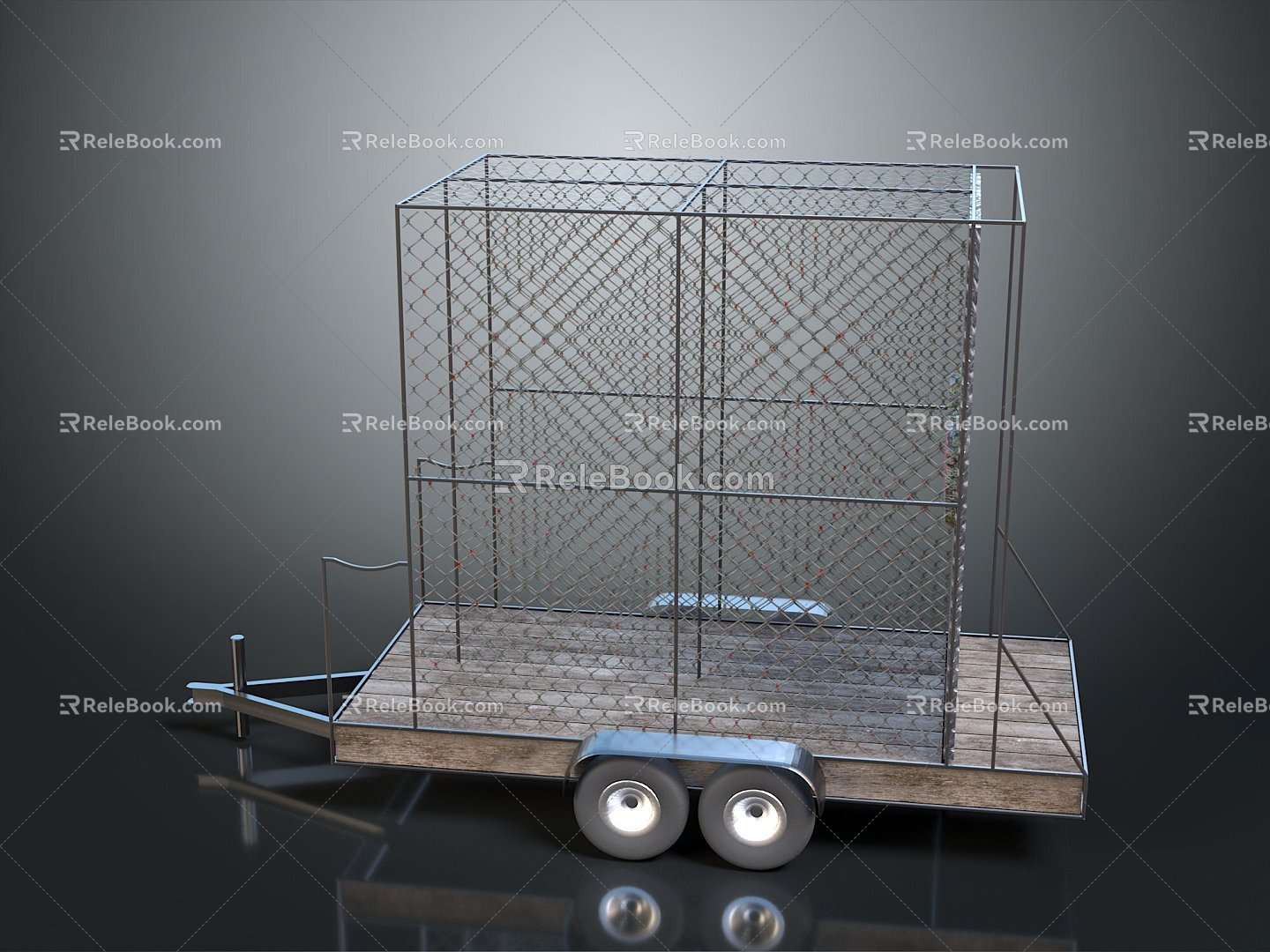 Cage Cage Underground Cage Birdcage Iron Cage Large Iron Cage Animal Cage Wooden Cage Container 3d model