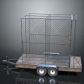 Cage Cage Underground Cage Birdcage Iron Cage Large Iron Cage Animal Cage Wooden Cage Container 3d model