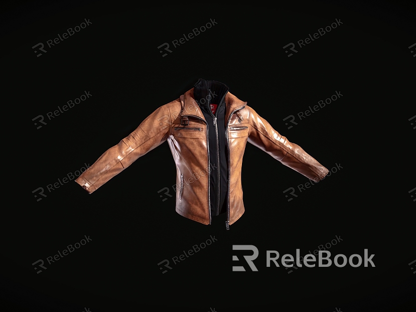 Top Leather Jacket model