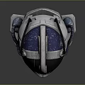 Sci-Fi Helmet Alien Helmet High Tech Helmet Game Helmet 3d model