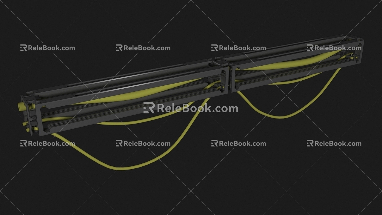 sci-fi panel tech wall sci-fi gate mechanical wall space door space panel 3d model