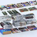 Diverse Collection Of Colorful Books And Magazines Stacked And Scattered With Various Covers