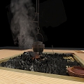 New Chinese Style Stove Bonfire 3d model