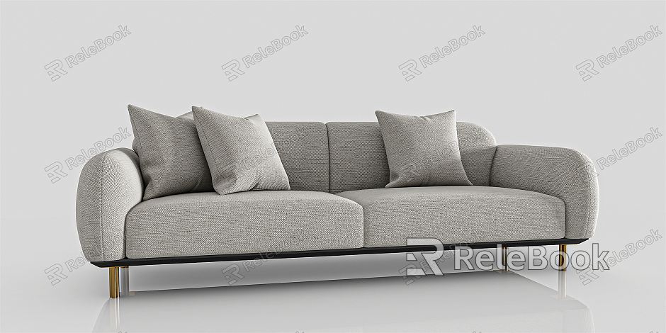 Modern double sofa model