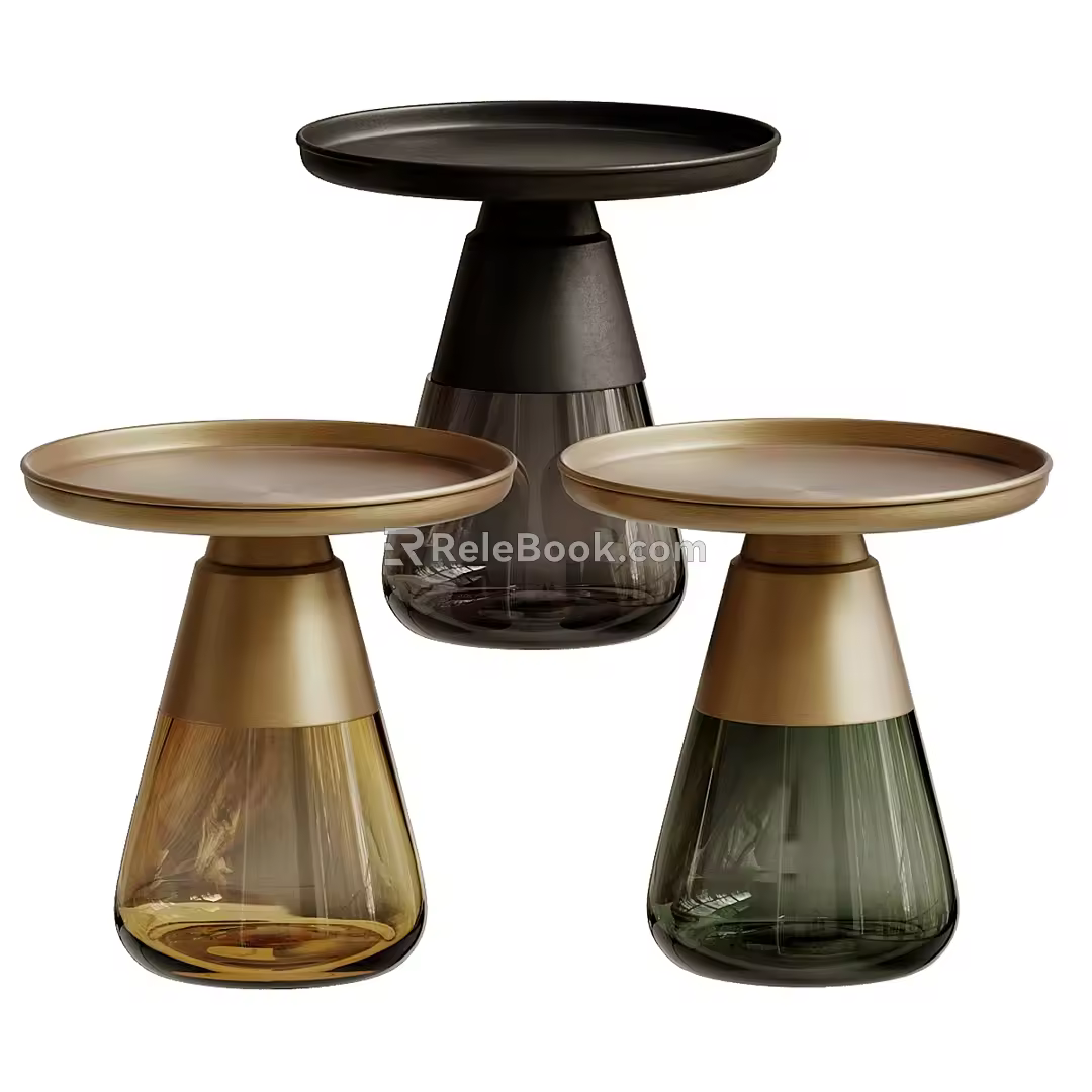 Modern round several sides several corners several combinations 3d model