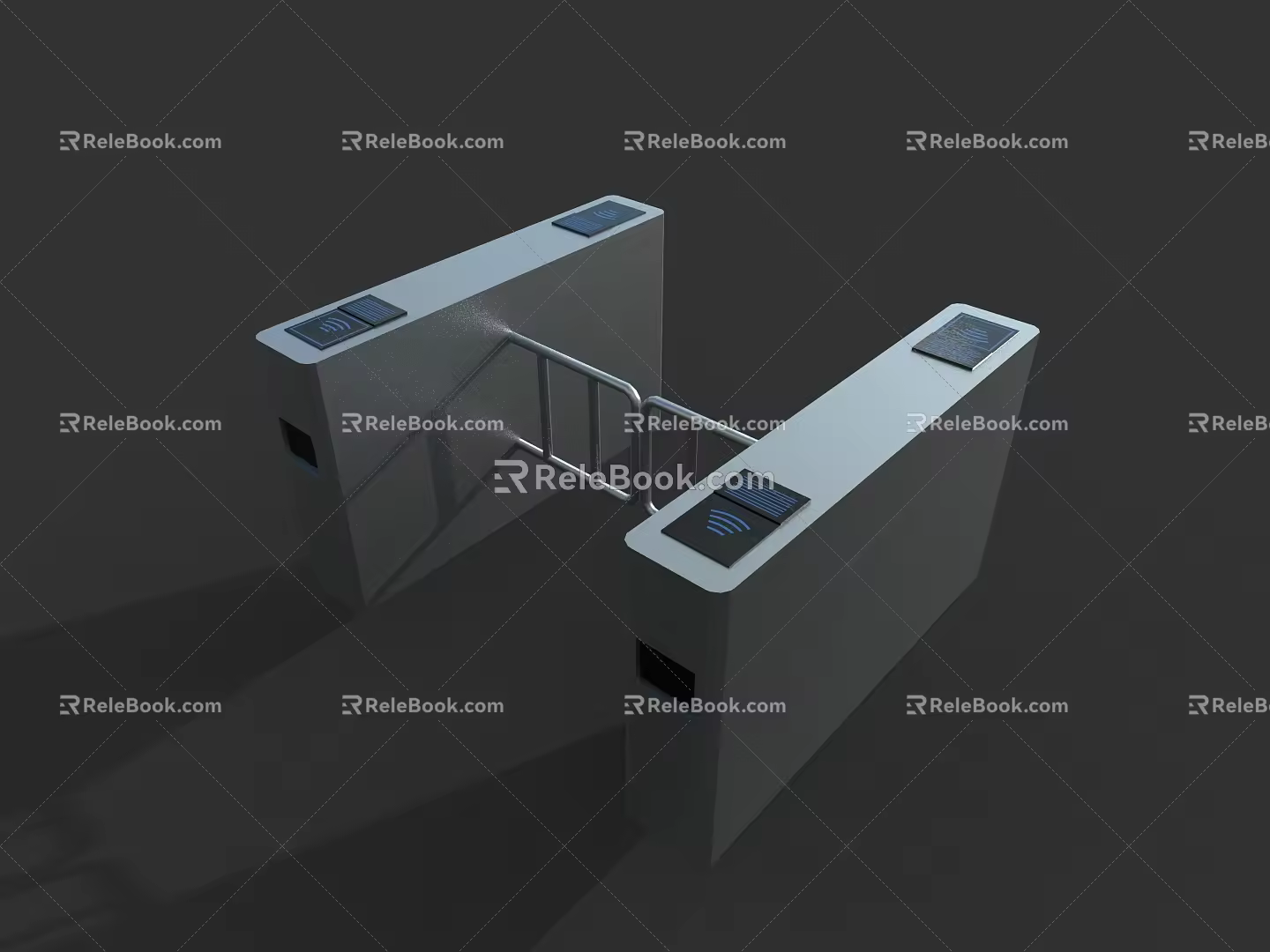 Gate access control machine 3d model