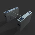 Gate access control machine 3d model