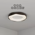 Middle Ancient Style Bedroom Ceiling Lamp Modern Simple Ceiling Lamp Internet Celebrity Ceiling Lamp Round Ceiling Lamp 3d model