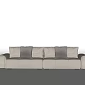 Gray Modern Sectional Sofa with Plush Cushions and Sleek Design for Contemporary Living Room