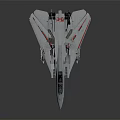 Modern Fighter Jet 3D Rendering With Sleek Design And Weapon Attachments 3d model