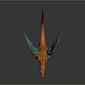 Modern Dinosaur Jurassic Pterosaur Longnecked Dinosaur 3d model