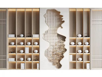 New Chinese Decorative Cabinet (ID:ggagh590117)