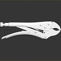 Pipe pliers vise vise bench vise wrench wrench tool hardware tool processing tool furniture 3d model