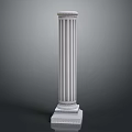 Elegant Classical Fluted Column Design With Ornate Capital And Decorative Base