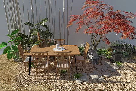 Dining Room Meeting Room 3d model