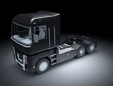 modern truck 3d model