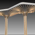 Gallery shelf SU model 3d model