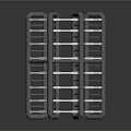 Modular Metal Framework Equipment With Geometric Interconnected Bars And Structural Design