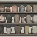 Qui Pot Pot Pot Storage Pot Pot Pot Ornaments 3d model
