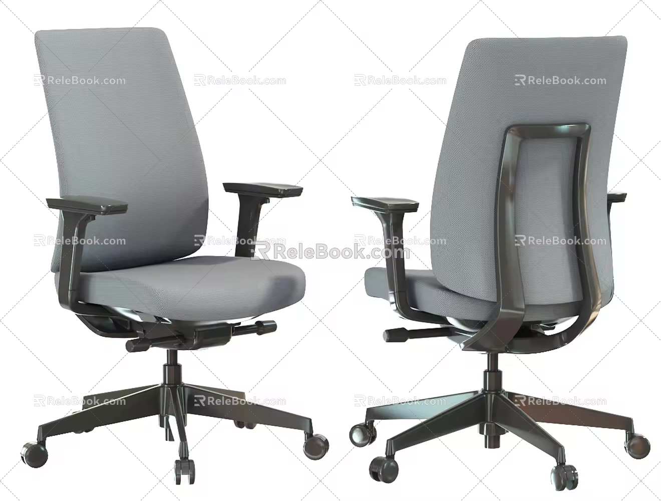 Modern Office Chair Swivel Chair Mesh Chair Staff Chair Leisure Chair Conference Chair Class Front Chair 3d model