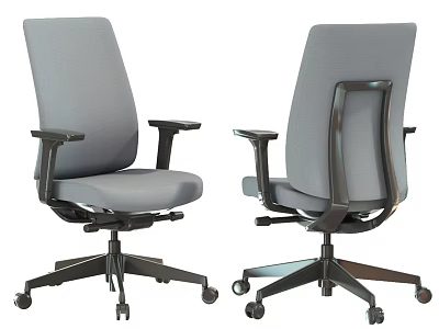 Modern Office Chair Swivel Chair Mesh Chair Staff Chair Leisure Chair Conference Chair Class Front Chair 3d model