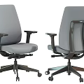 Modern Office Chair Swivel Chair Mesh Chair Staff Chair Leisure Chair Conference Chair Class Front Chair 3d model