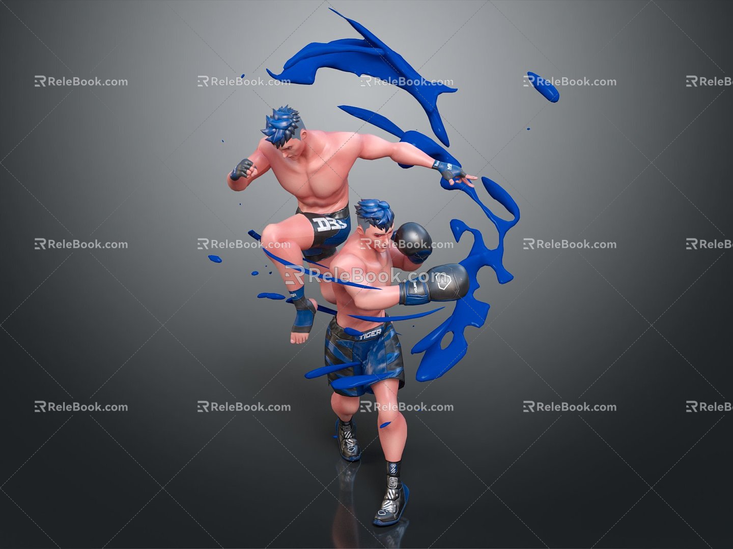 Modern Game Role Boxer Boxing 3d model