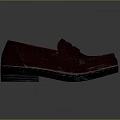 Burgundy Leather Loafer With Classic Design For Casual And Formal Wear