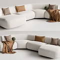 Modern Multiplayer Sofa 3d model